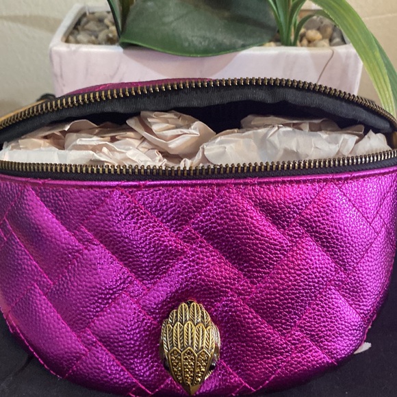 Kurt Geiger Small Kensington Soft Quilted Leather Belt Bag - Picture 6 of 13